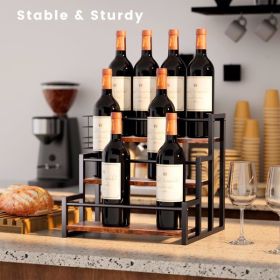 3 Tiers Of 12 Bottle Storage Racks For Syrup, Wine, Spices From The Kitchen Coffee Station - No Delivery On Weekend