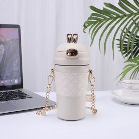 CP-Rabbit Stainless Steel Mug Cup (Color: White)