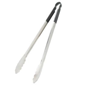 Stainless Steel Black Handle BBQ Grill Food Clip Anti-Scald Barbecue Clamp Accessory Tongs Tool (Option: as picture)