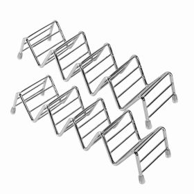 Taco Holder Set of 2, Premium Stainless-Steel Taco Stand Rack for Kids Hard- or Soft-Shell Tacos (Option: as picture)