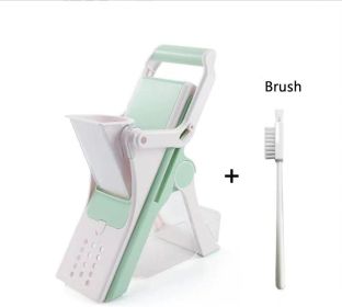 Safe Multifunctional Mushroom Slicer 5-in-1 Vegetable Slicer, Professional Food Slicer with Container, Vegetable Slicer For Fruit, Potato, Onion, (Option: Multislicer)