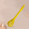 1pc; Multifunctional 3-in-1 Egg Whisk Food Holder Noodle Holder Baking Tool Egg Stirrer Manual Whisk 1 Pack 11.02''√ó2.76''
